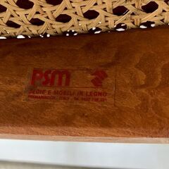 希少『PSM』ウォードベネット作 藤アームチェア 藤椅子 アームチェア ダイニングチェア リビングチェア チェア 椅子 イス ヴィンテージ ビンテージ アンティーク RWcha29の画像