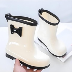 新品未使用キッズ レインシューズ レインブーツ 長靴  23cm 男の子 女の子 雨靴 子供靴 軽量 ミドル丈 通園 通学 晴雨兼用の画像