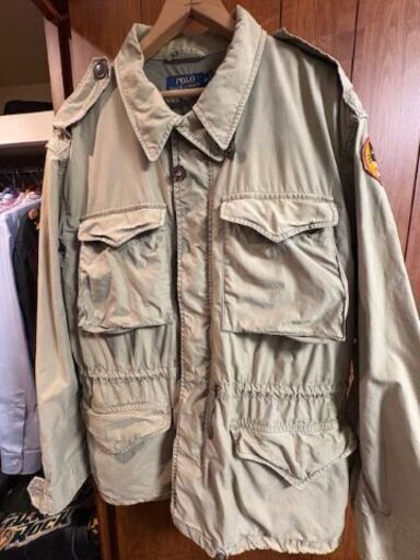 ラルフローレンのアーミージャケット - サイズU.S. XL (サイズLのようにフィットします)