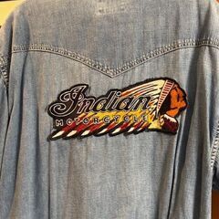 インディアンモーターサイクル デニムシャツ - サイズU.S. XLの画像