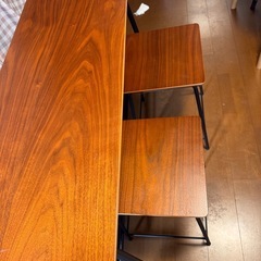 新古品　カウンターテーブルとイス