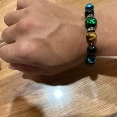ホタル石　ブレスレットの画像