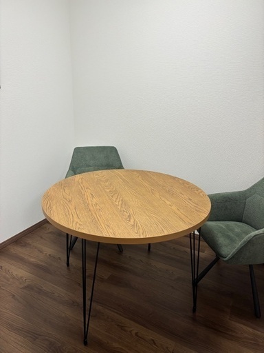 【ほぼ新品】100cm丸テーブル