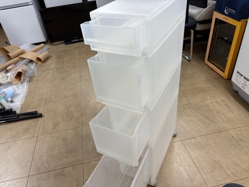 【ニックン】無印良品 ポリプロピレン 収納ストッカー４段 4個セット ニックン】無印良品 ポリプロピレン 収納ストッカー4段 4個