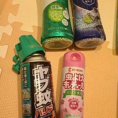 キッチン洗剤　洗たく洗剤　シャンプー　虫除けスプレーセットの画像