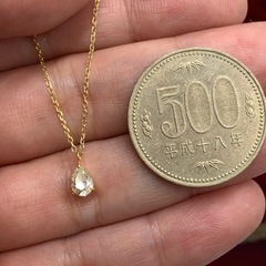K18 ダイヤモンド　ネックレス　1.3g 約40cm 0.48ctの画像