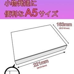 厚さ3cm N式ケース A5サイズ 規格内 梱包箱 日本郵便 ゆうメール マルチケース フリマ ネコポス クリックポスト コンパクト ゆうパケット らくらくメルカリ便 宅急便 コンパクトの画像