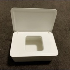美品【MUJI 無印良品】やわらかポリエチレンケース・ホワイト（大・中）2個【フタ付き】・硬質紙スタンドファイルボックス 1個・ポリプロピレン ウェットシートケース1個の画像