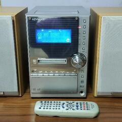KENWOOD　2005年製　輝かしい時代の遺産　CDMDコンポの画像