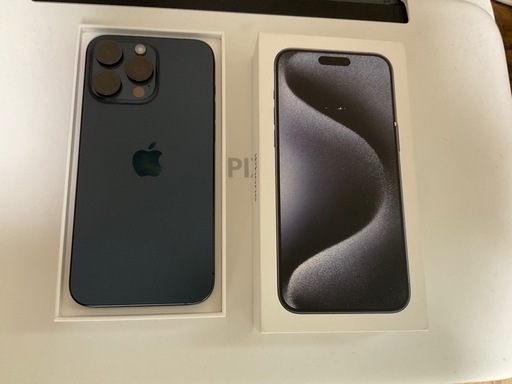 超美品 iPhone15 Pro Max 256GB ブルーチタニウム