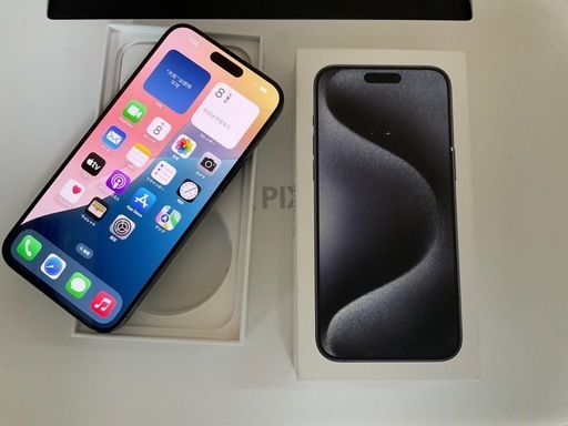 超美品 iPhone15 Pro Max 256GB ブルーチタニウム
  