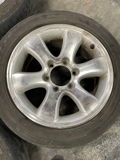120プラド純正　ハイエースで使用17インチ