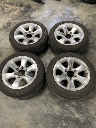 120プラド純正　ハイエースで使用17インチ