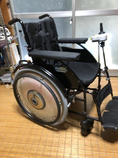 カワムラサイクル（川村）製　電動車椅子 ユニット:ヤマハバッテリー2個付・充電器付　関西圏送料無料