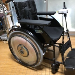 カワムラサイクル（川村）製　電動車椅子 ユニット:ヤマハバッテリー2個付・充電器付　関西圏送料無料の画像