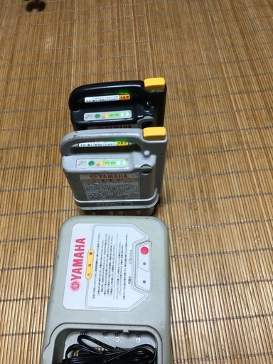 カワムラサイクル（川村）製　電動車椅子 ユニット:ヤマハバッテリー2個付・充電器付　関西圏送料無料
