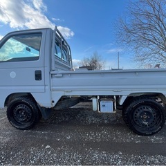 アクティトラック❗️8.5万キロ❗️SDX❗️V-HA4改❗️4WD❗️MT❗️マッドタイヤ❗️の画像