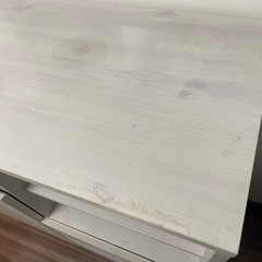 キャビネット　チェスト　ホワイトの画像