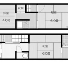 🤠敷金礼金00‼️賃貸戸建　 藤井寺市津堂２丁目３－３２　近鉄南...