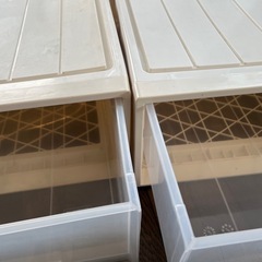   衣装ケース、収納ケース、2個 差し上げますの画像