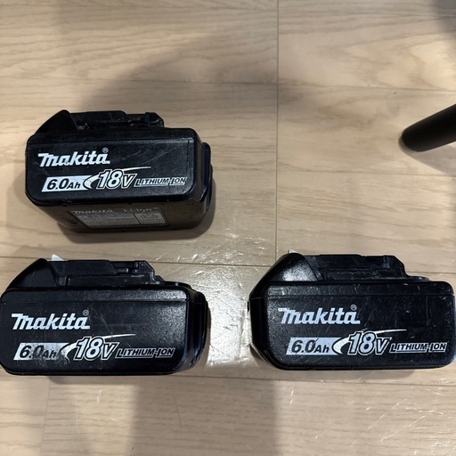マキタmakita 18v 6.0Ahリチウムイオンバッテリ