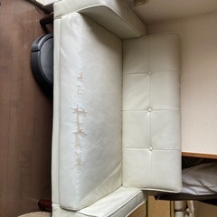お譲りします※合皮ソファ