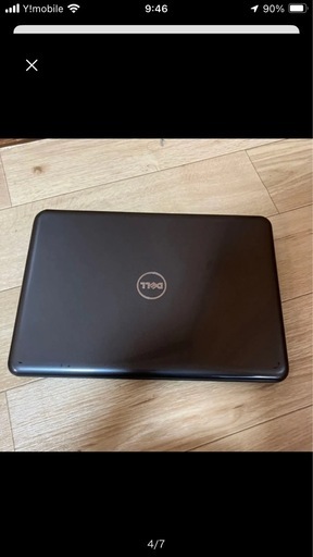 DELLノートパソコン13インチ YouTube もサクサクにうごぎす。1部ひび割れあり第7世代i5 SSD128GBメモリ2GB