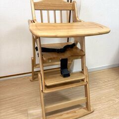 ベービーチェア２WAY式　赤ちゃん机付き椅子