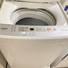 AQUA 洗濯機　4.5kgの画像