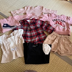 美品！記名なし！80センチ女の子服