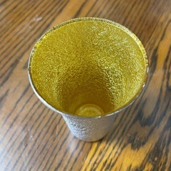 銀細工風ガラスのコップ5客の画像