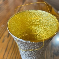 銀細工風ガラスのコップ5客の画像