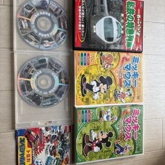 DVD ミッキーマウス、でんしゃ、トミカ