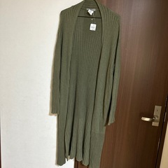 未使用　ロングカーディガン　M