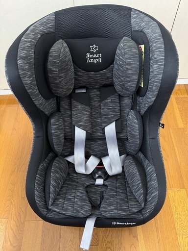 【ご希望値下げ中】Smart Angel 車用チャイルドシート 黒/グレー Smart Angel チャイルドシート グレー - メルカリ
