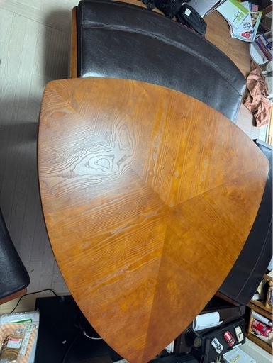 高級三角ダイニングテーブルセット