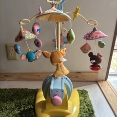 【中古】ディズニー　やわらかガラガラメリーの画像