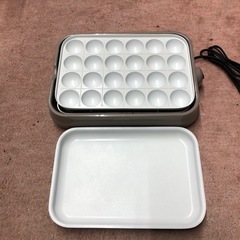 アイリスオーヤマ　着脱式　ホットプレート　セラミックコートの画像