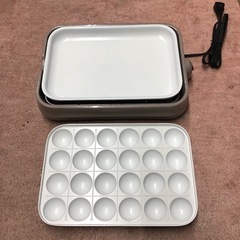 アイリスオーヤマ　着脱式　ホットプレート　セラミックコートの画像