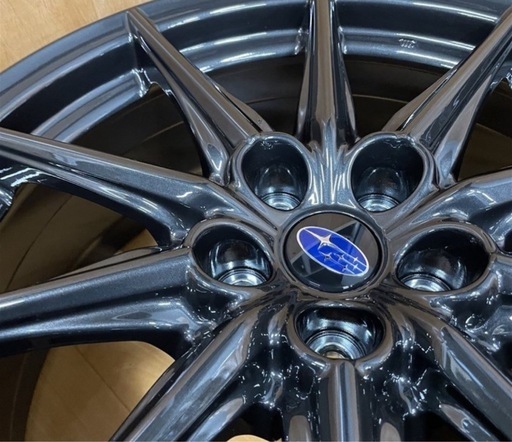 「BRZ STI Sport」タイプ限定のダークメタリックホイール新品タイヤ付き　2024年生産　※ホイールは中古になります