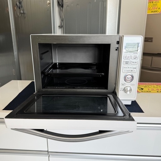 【超美品‼️】シャープ 2020年製 23L過熱水蒸気オーブンレンジ フラット庫内 角皿付き ホワイト♪
