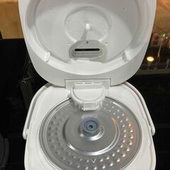 A8【高年式！】SHARP シャープ 3合炊きジャー炊飯器 KS-CF05D 2024年 ホワイト 取っ手付き内釜 コードリール式電源プラグの画像