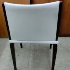 ②AD CORE ダイニングチェア 白 合皮 椅子 レストラン 喫茶店 エーディーコア 札幌 西野店の画像