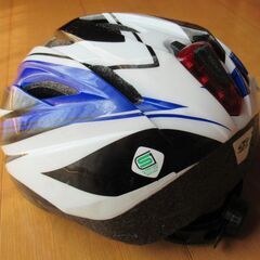 児童用自転車ヘルメット　オージーケーカブト OGK ブライト-JI(BRIGHT-J1) バトルブルー　の画像