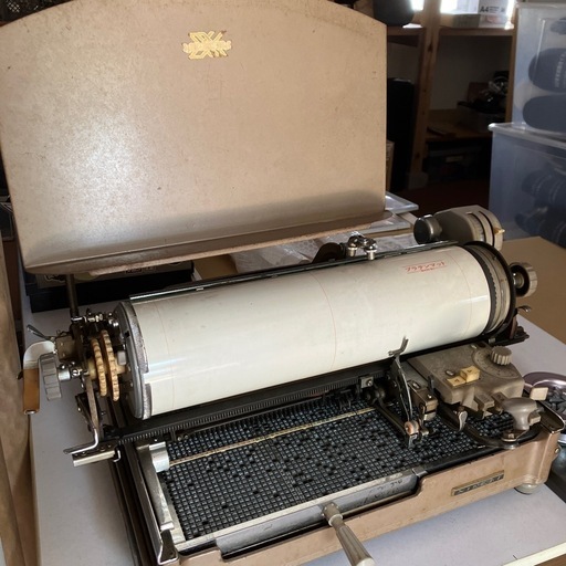 【希少】昭和レトロ タイプライター 日経