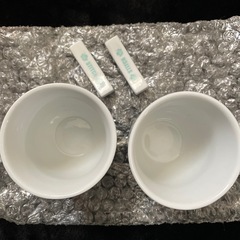 【未使用2個セット】コップ➕箸置きの画像