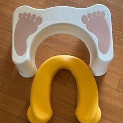 補助便座、踏み台セットの画像