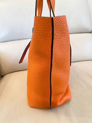 FURLA オレンジ レザートートバッグ (jin6) 吉祥寺のバッグ
