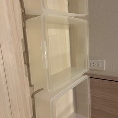 プラスチックボックス３つの画像