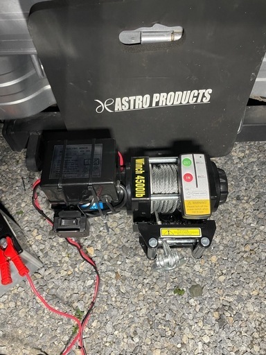 ③ヒッチウインチ リモコン付き　12V ATV4500lbs